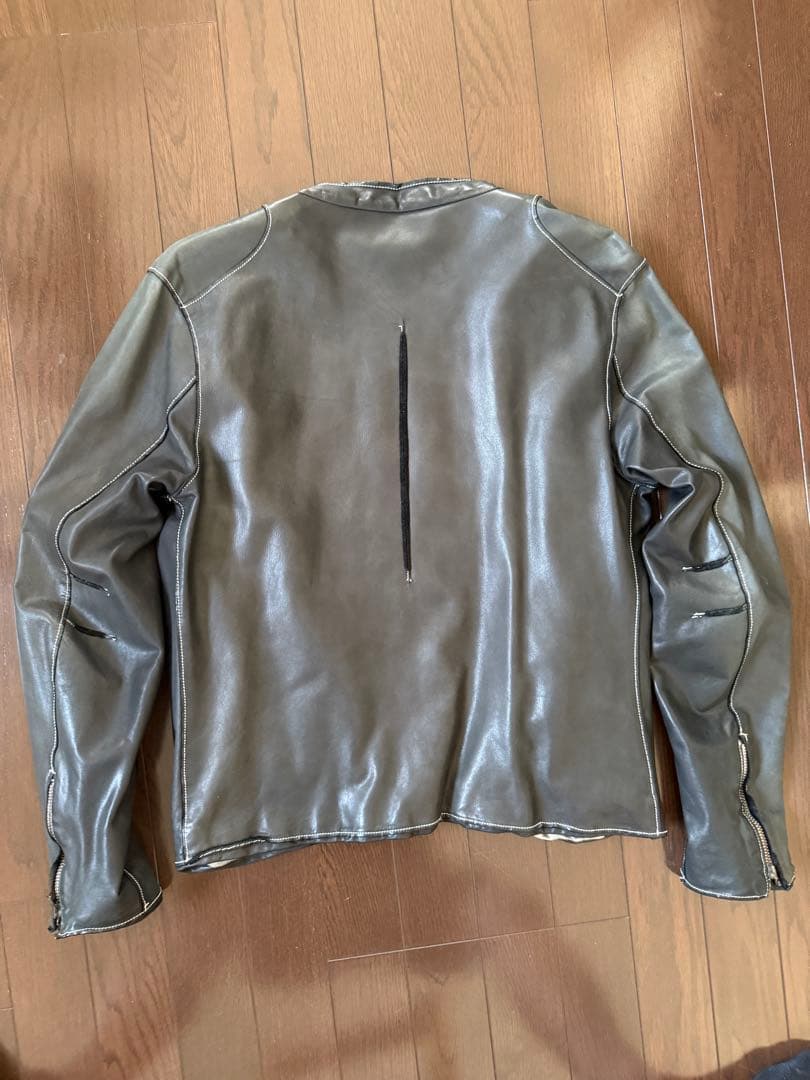 【美品】sisii シシ レザー シングル ライダースジャケット Ｍ