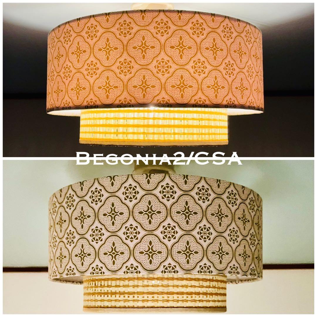 天井照明 Begonia2/CSA シーリングライト E26 LED 北欧レトロ