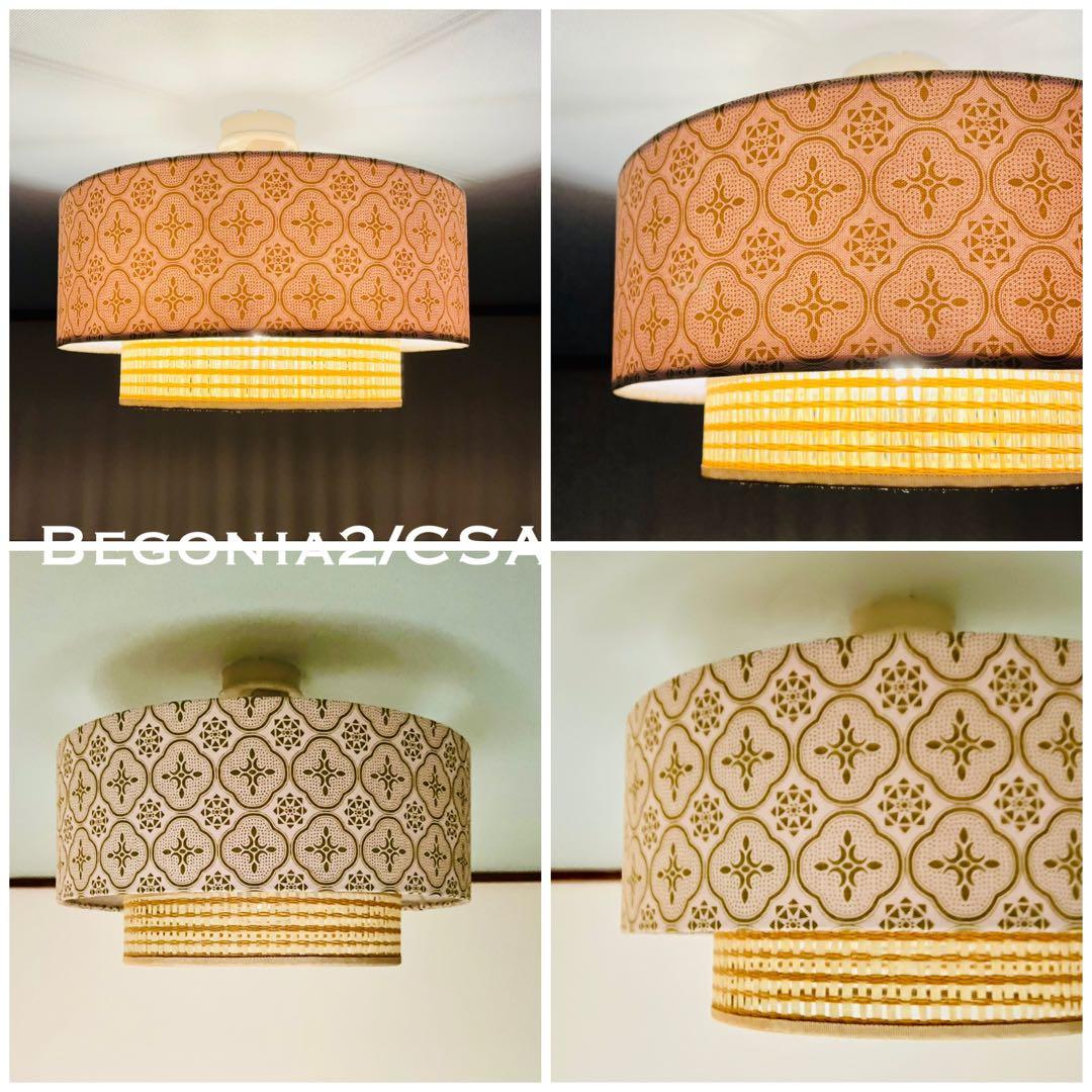 天井照明 Begonia2/CSA シーリングライト E26 LED 北欧レトロ