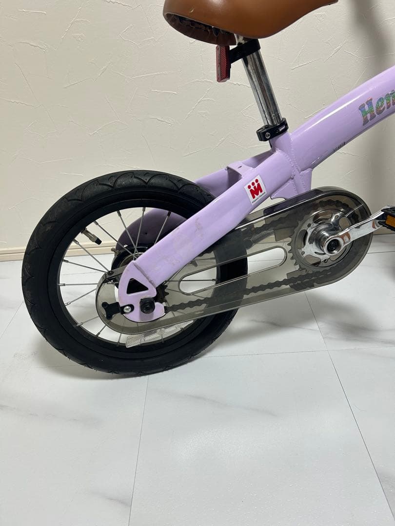 極美品 へんしんバイク 14インチ 限定カラー パープル 屋内保管 錆無し