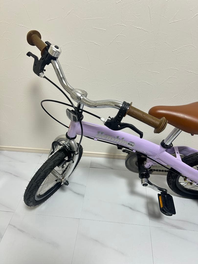 極美品 へんしんバイク 14インチ 限定カラー パープル 屋内保管 錆無し