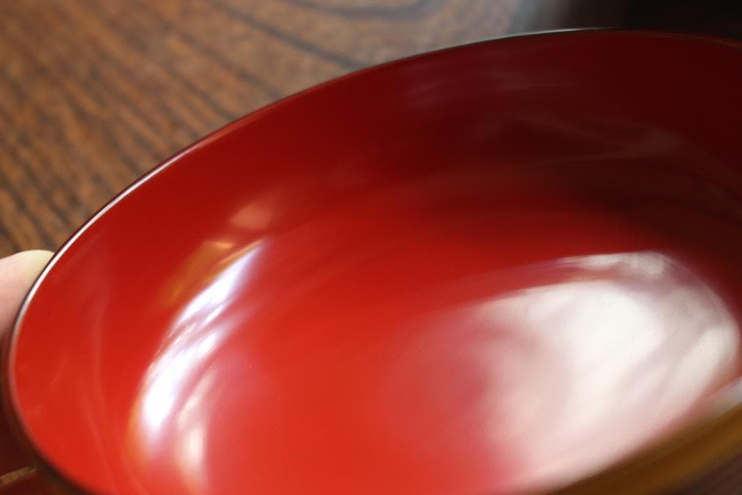 デッドストック！極上千筋糸目に風情ある独楽塗の美しい信玄弁当（検京塗お重弁当箱