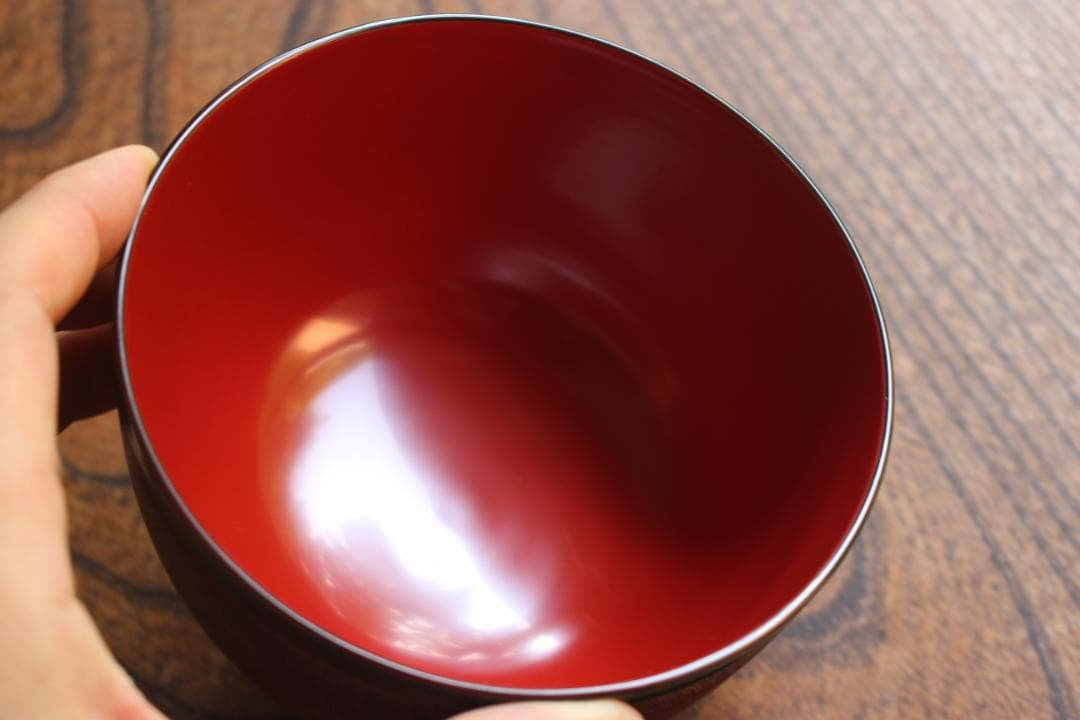 デッドストック！極上千筋糸目に風情ある独楽塗の美しい信玄弁当（検京塗お重弁当箱