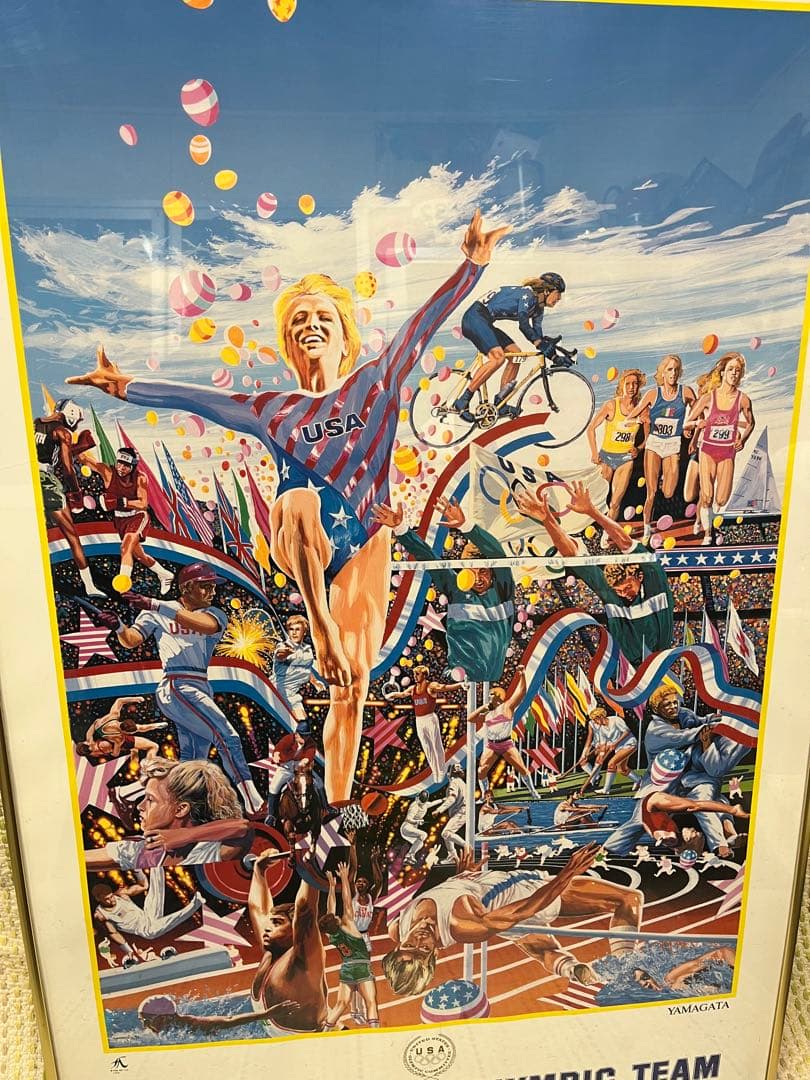 ヒロ・ヤマガタ　1988 US SUMMER OLYMPIC TEAM ポスター