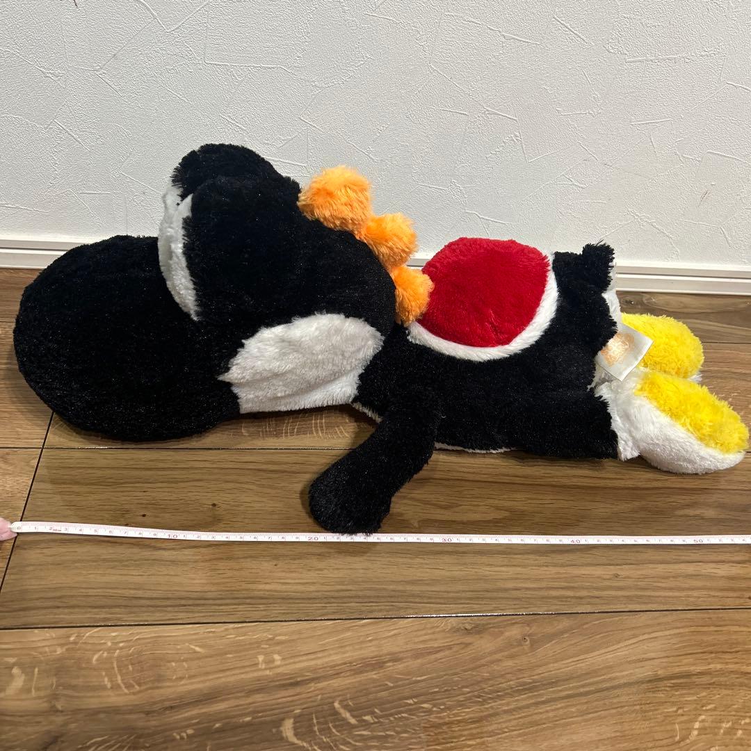 スーパーマリオ ぬいぐるみ ヨッシー 黒　くろ　ブラック