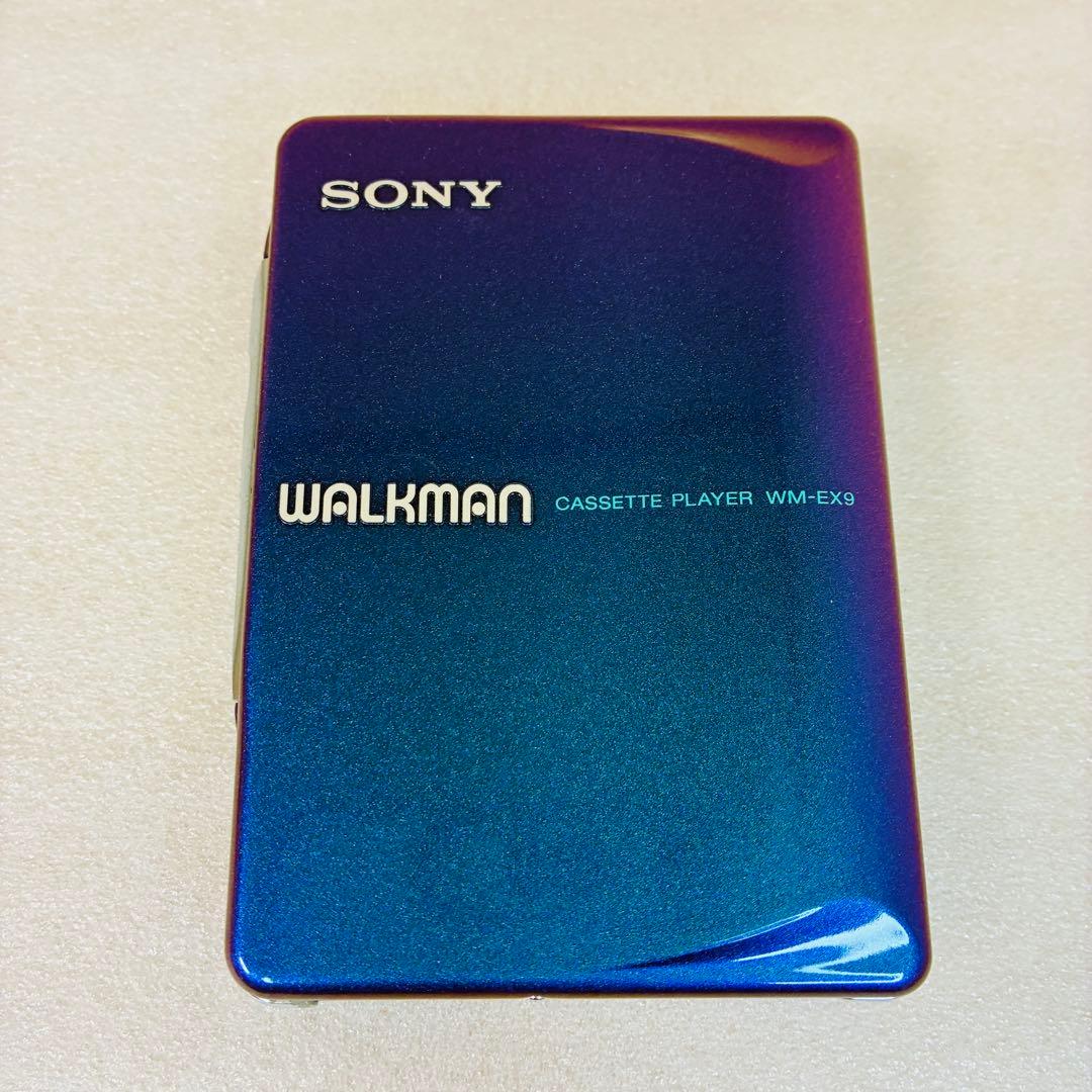 動作品 希少色 SONY WALKMAN WM-EX9 カセットウォークマン
