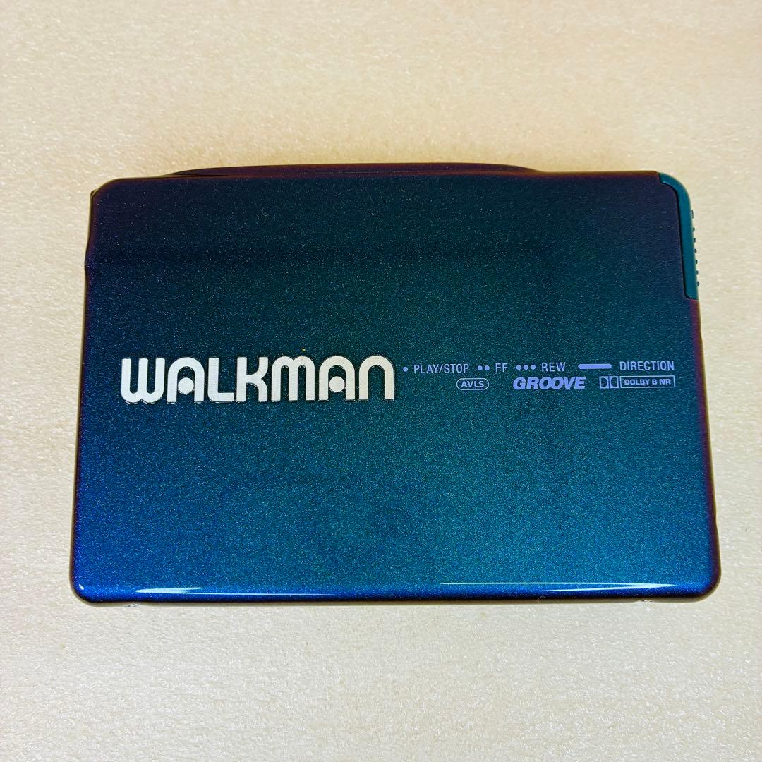 動作品 希少色 SONY WALKMAN WM-EX9 カセットウォークマン