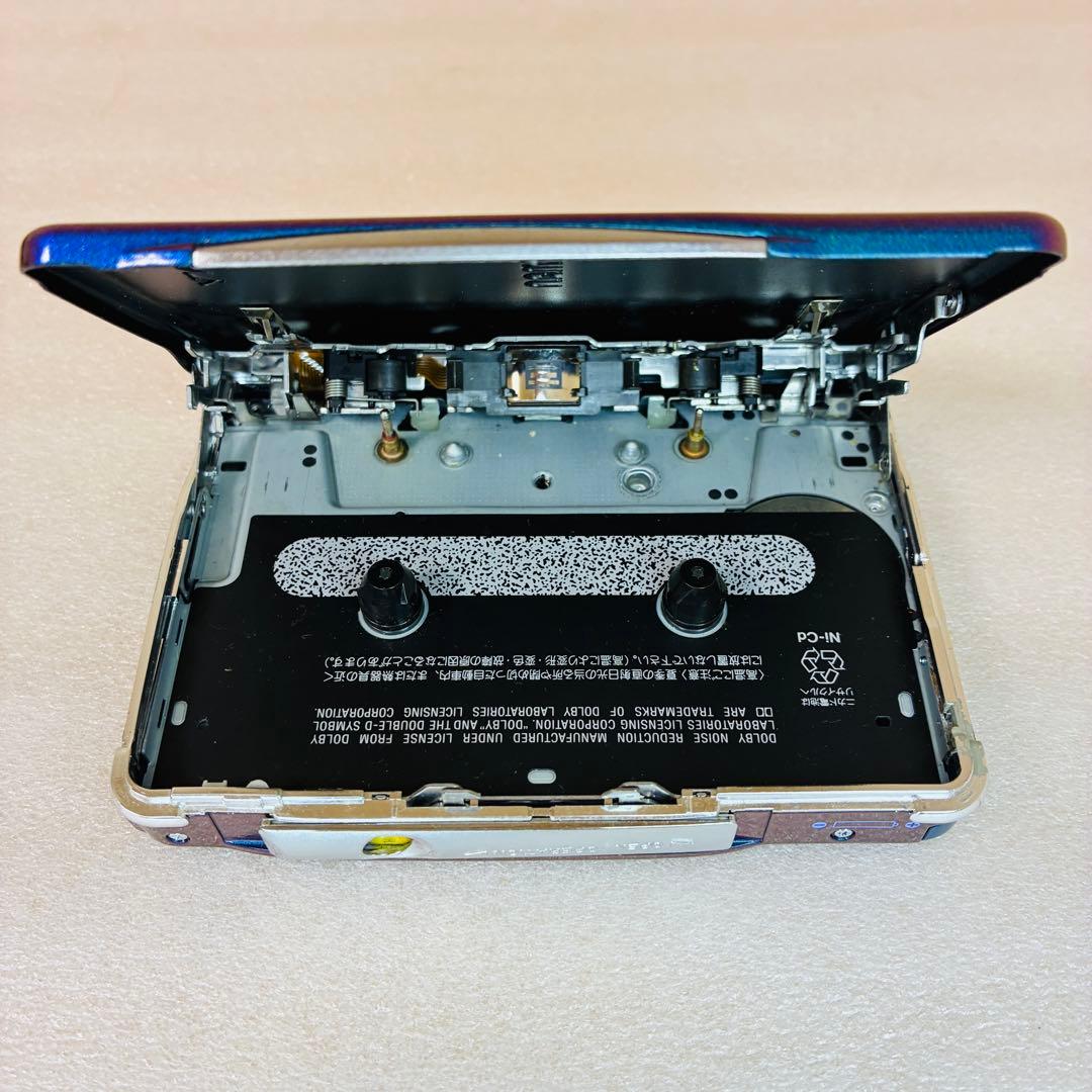 動作品 希少色 SONY WALKMAN WM-EX9 カセットウォークマン