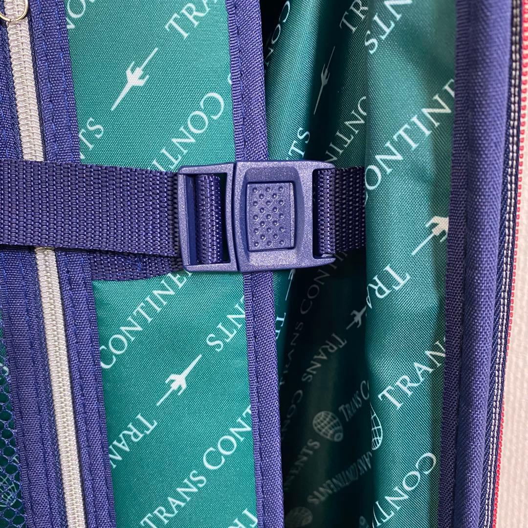 【美品】TRANSCONTINENTS 4輪　キャリーケース　M 75L