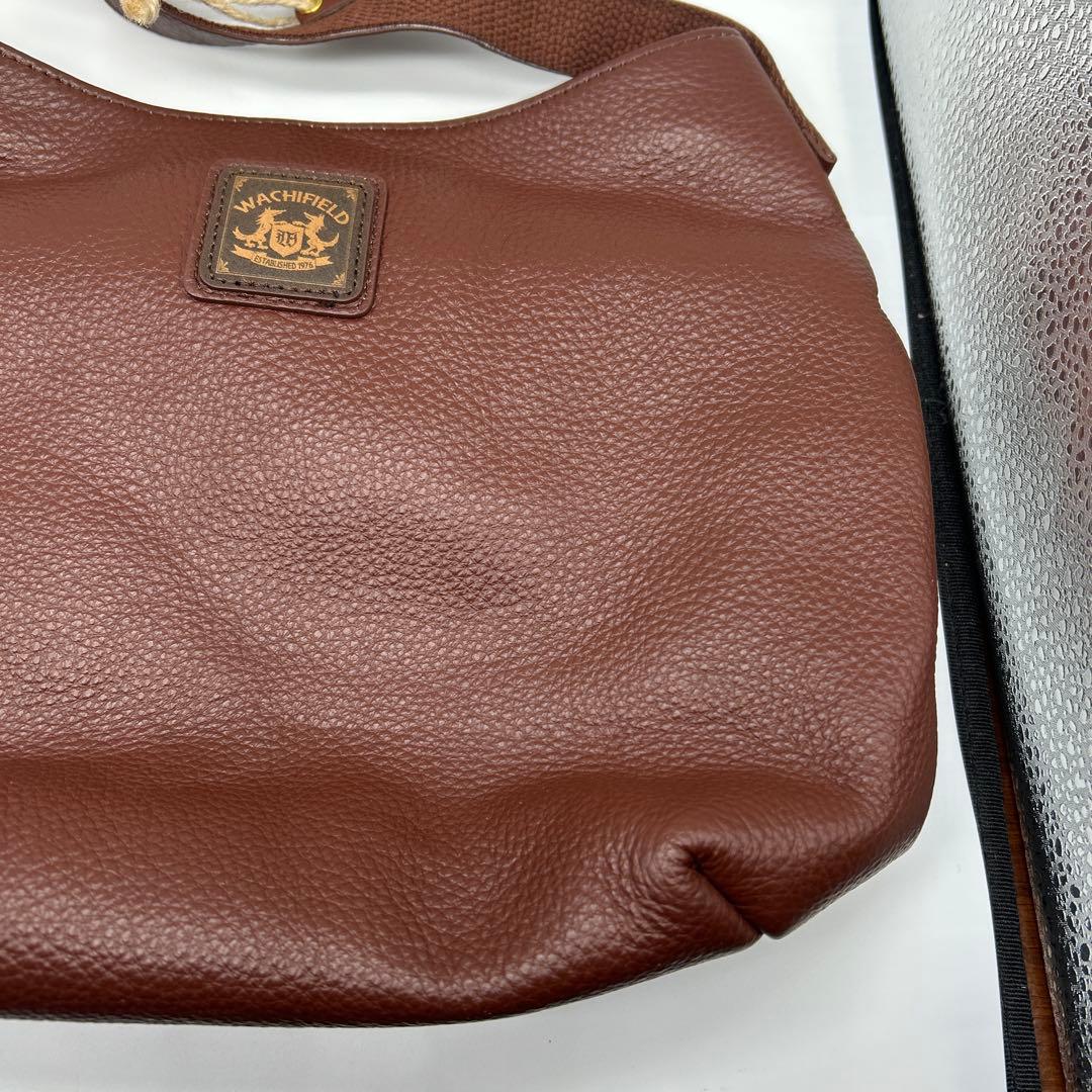 わちふぃーるど　ダヤン　レトロアートレザーハンドルバッグ