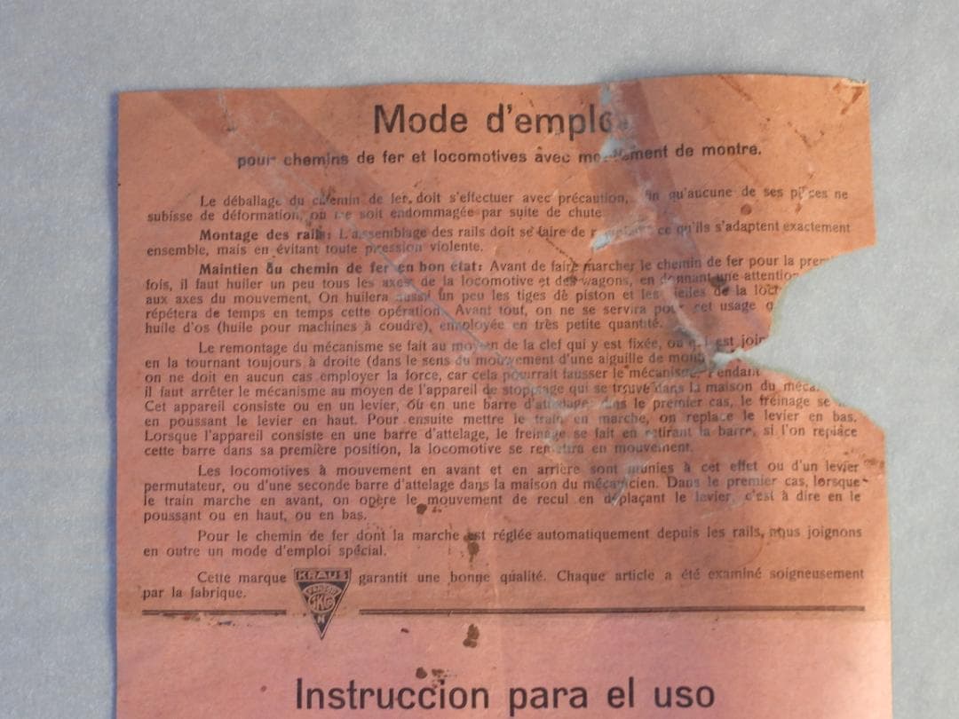 クラウス Oブリキのゲージ　 Kraus Tin toys Locomotive