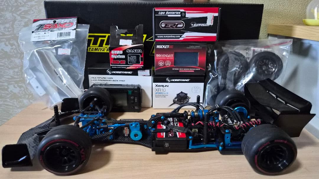 最終値下　再出品　タミヤ TRF104 オプション多数　M17セット