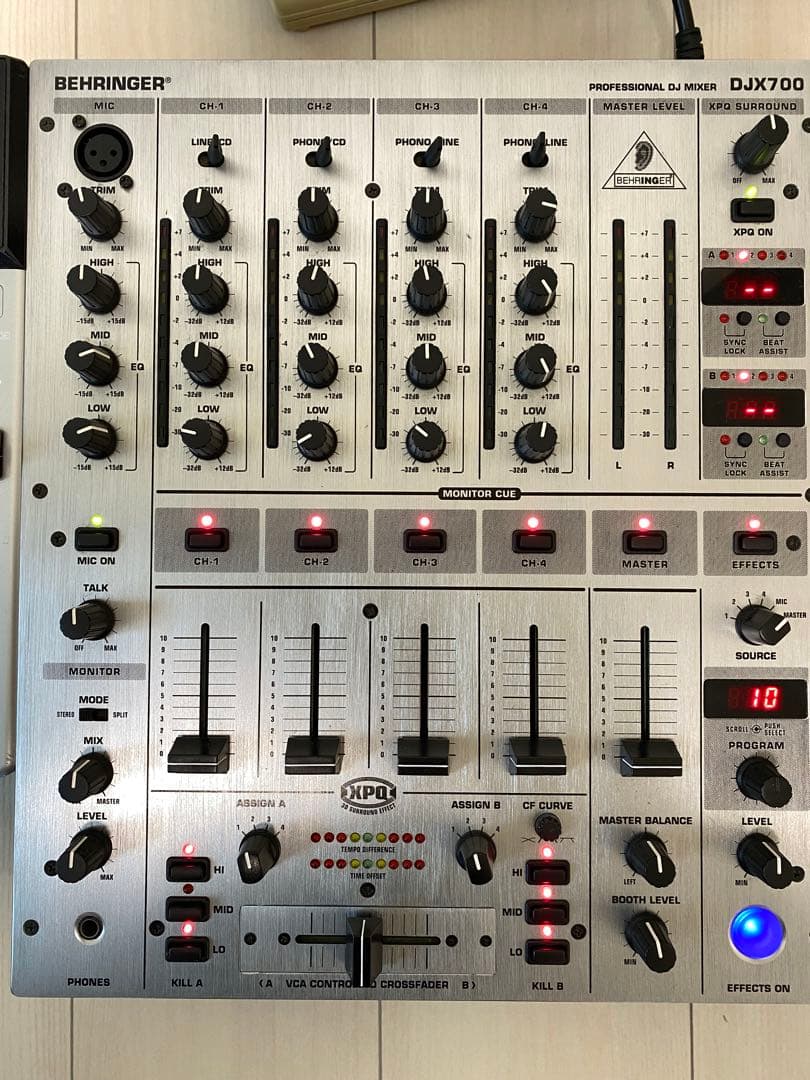 PioneerCDJ-400 (2台)& BehringerDJX700 セット