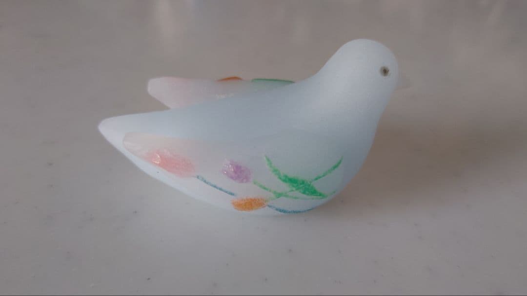 石川あすかさんのamulet birdアミュレットバード＊ガラスオブジェ