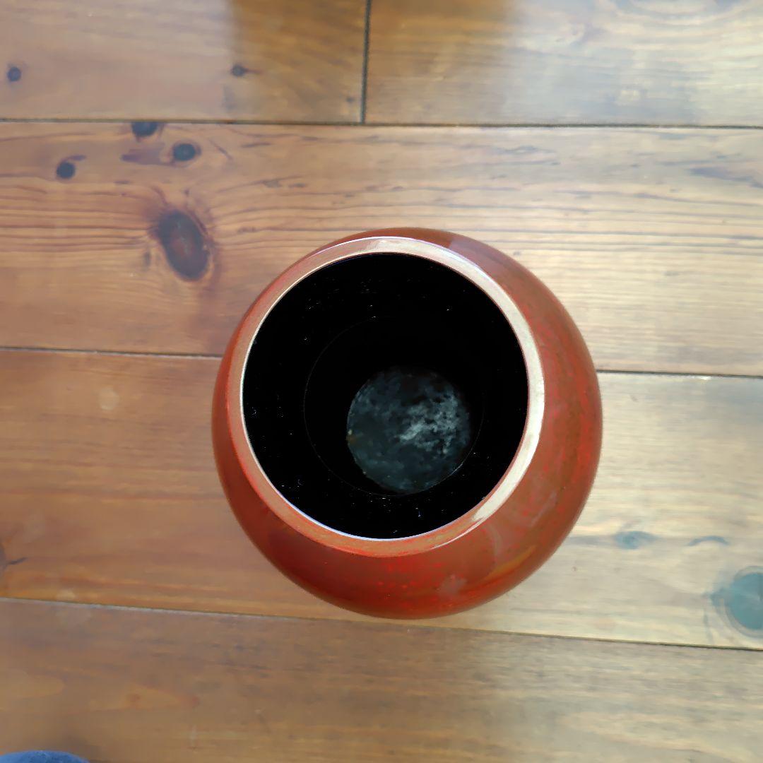 静岡県無形文化財│金剛石目塗/鳥羽硬忍│乾漆花瓶/朝顔/鶏冠│漆芸/漆器/花瓶