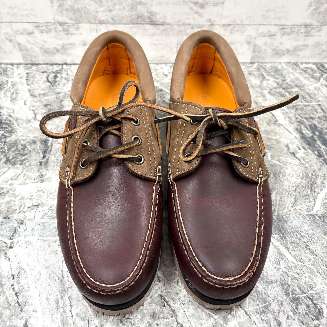 【極美品】 ティンバーランド スリーアイ クラシック 25.5cm バーガンディ