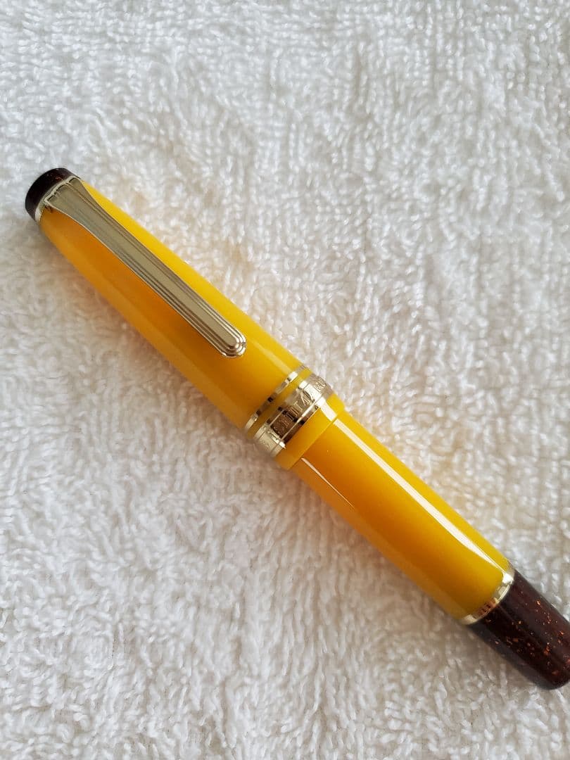 セーラー万年筆　石丸文光堂　初代カステラ万年筆　プロギアスリムミニEF