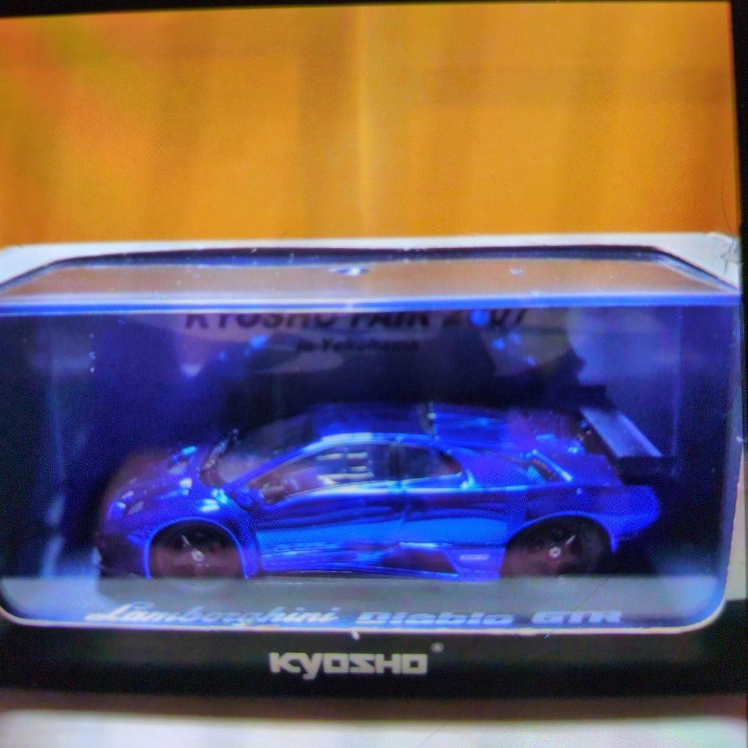 1/43.ランボルギーニGTR.ブルークローム。 京商フェア2007横浜。