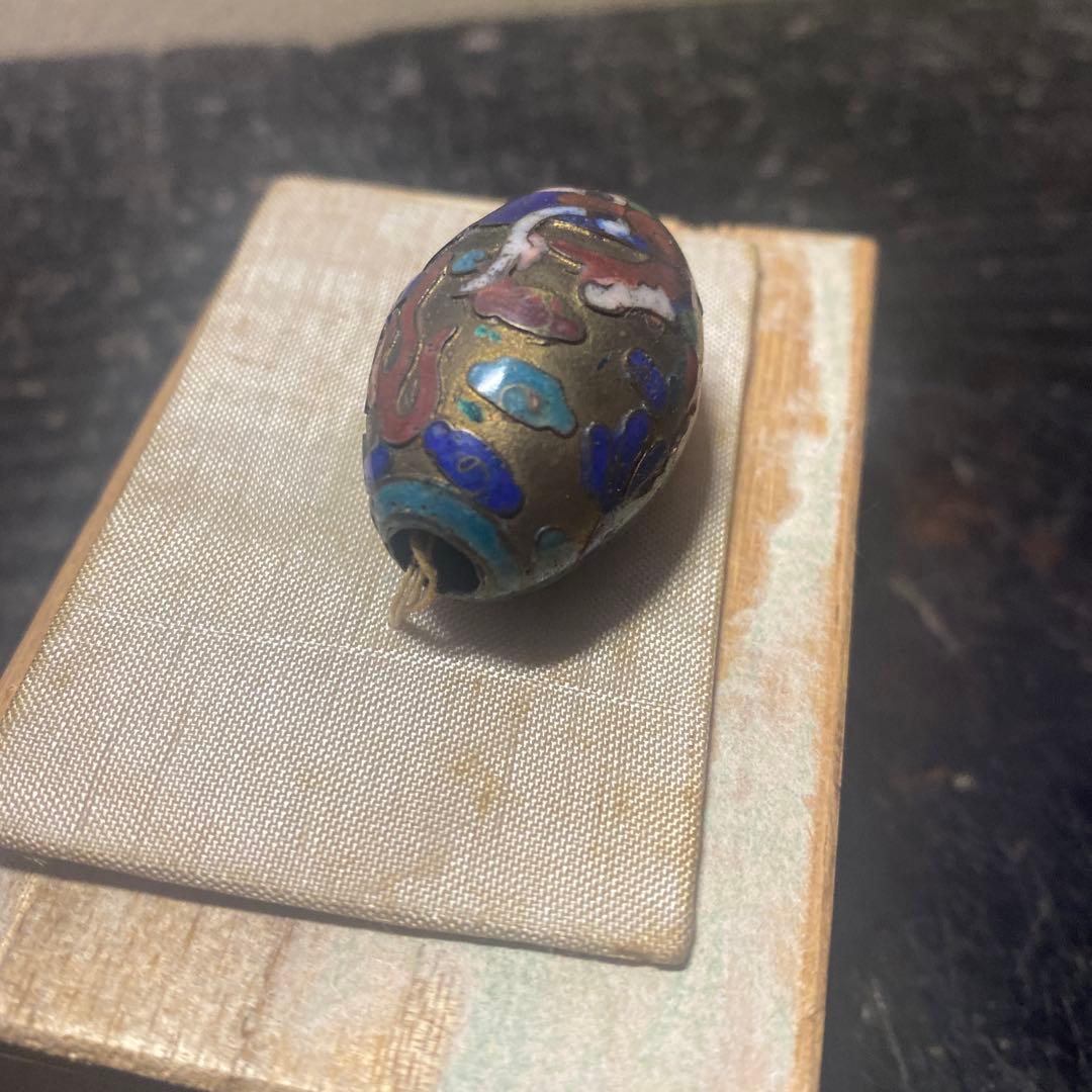 中国古玩龍文七宝玉　【桐箱付】