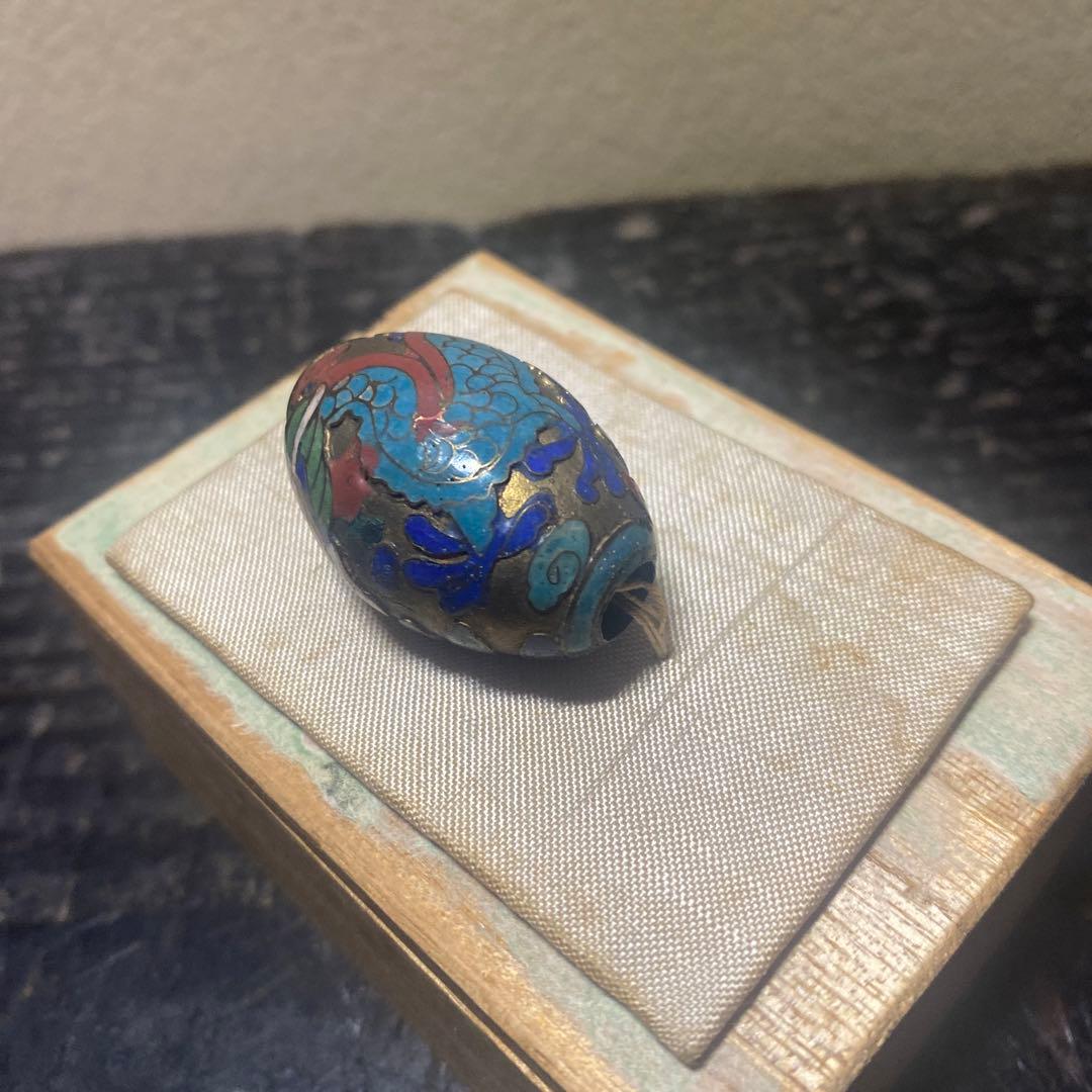 中国古玩龍文七宝玉　【桐箱付】