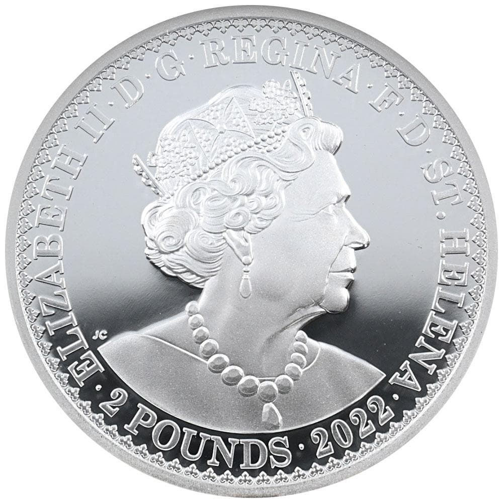 2022 エリザベス2世 2ポンド銀貨 セントヘレナNGC PF69UC 044