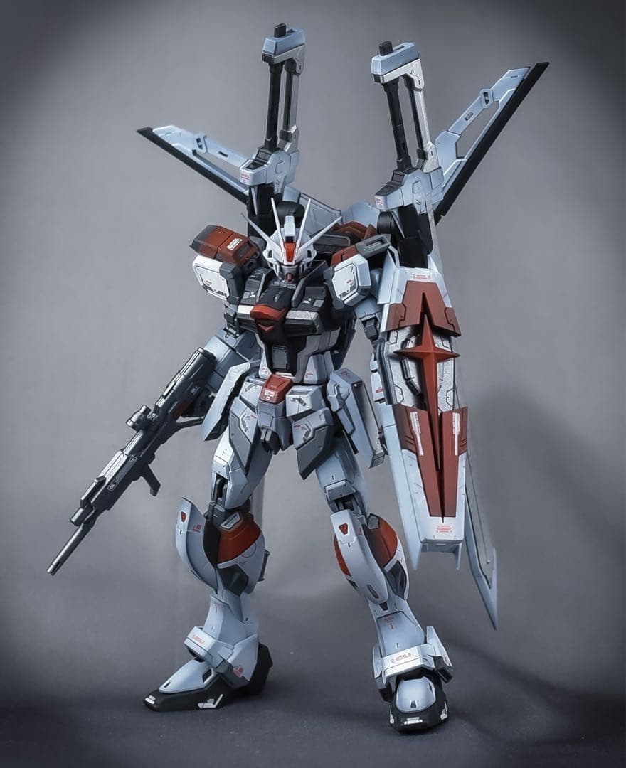 rg 1/144 ソードインパルス 塗装 完成品