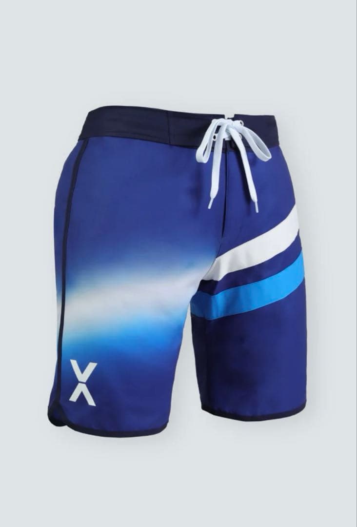 VEATM LUMINOUS LINE SURF SHORTS ブルー　M