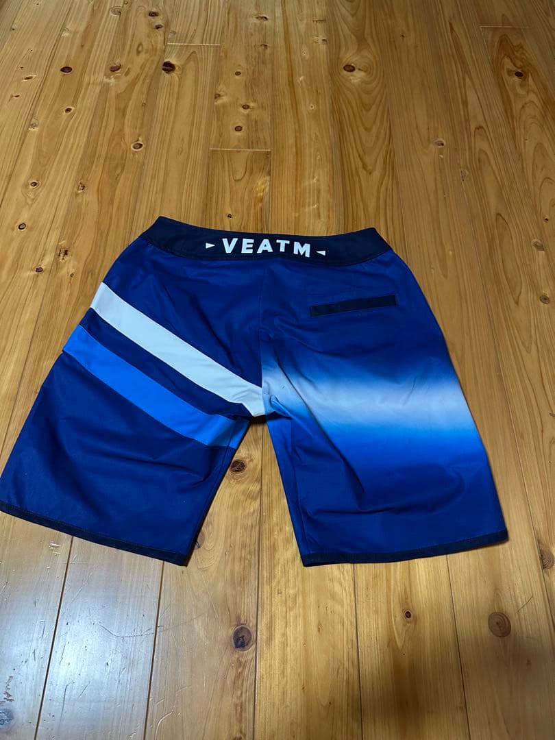 VEATM LUMINOUS LINE SURF SHORTS ブルー　M
