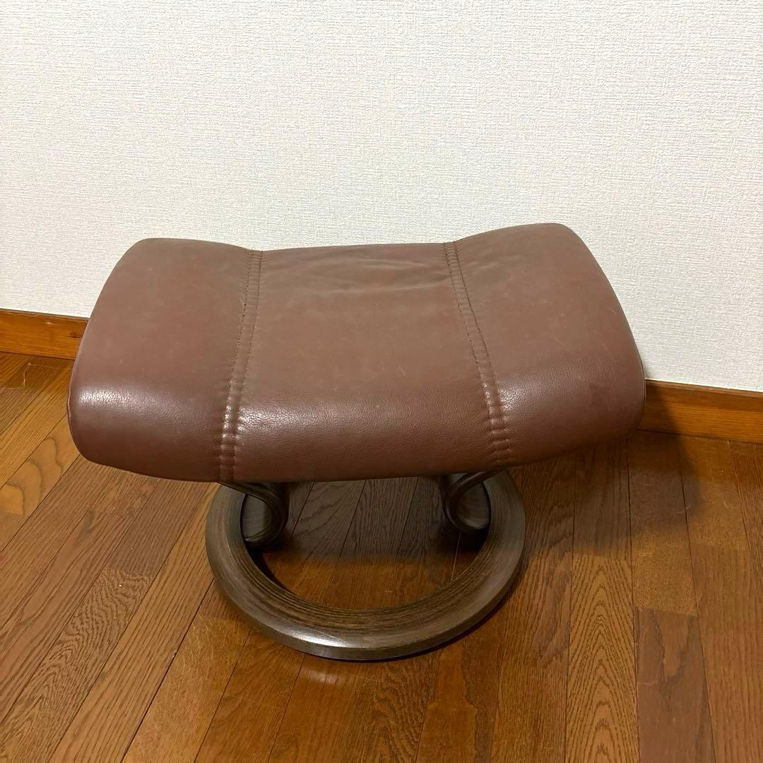 【匿名配送】EKORNES オットマン ブラウン