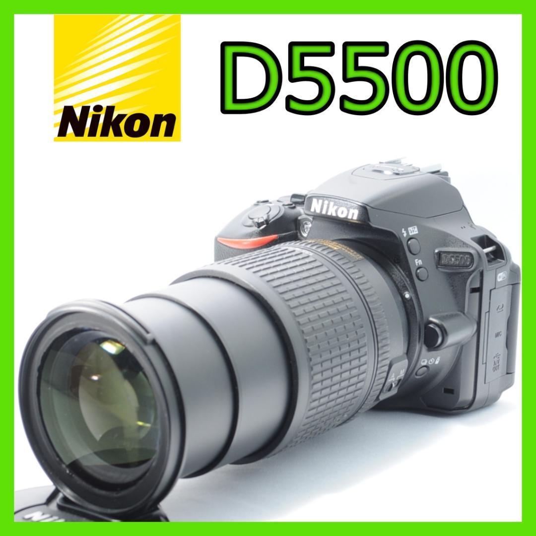 タッチパネル＆Wi-Fiでスマホに直接転送❤️Nikon D5500 セット✨