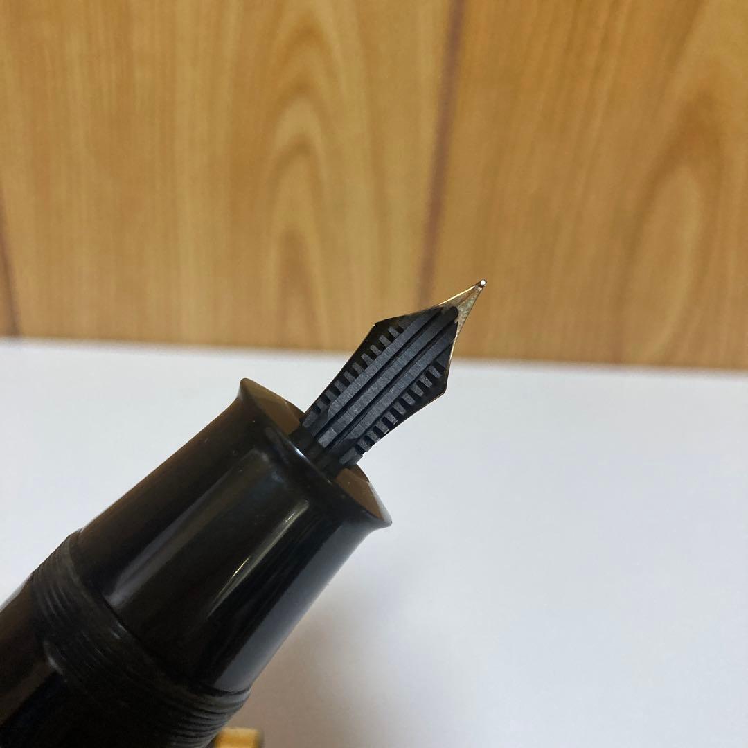 SAKAI EISUKE 酒井栄助 手造り万年筆 極太軸 細字（兜木ペン先)