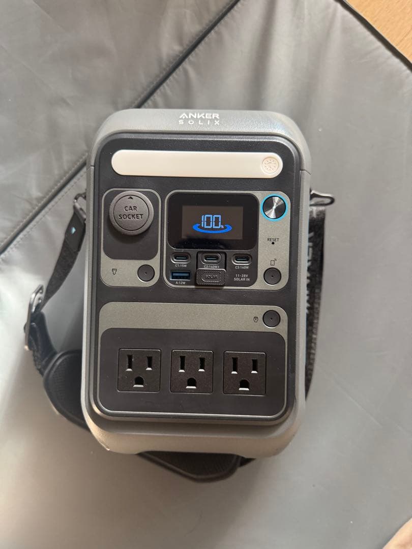 新品　ANKER SOLIX C300 DC ポータブル電源 & ソーラーパネル