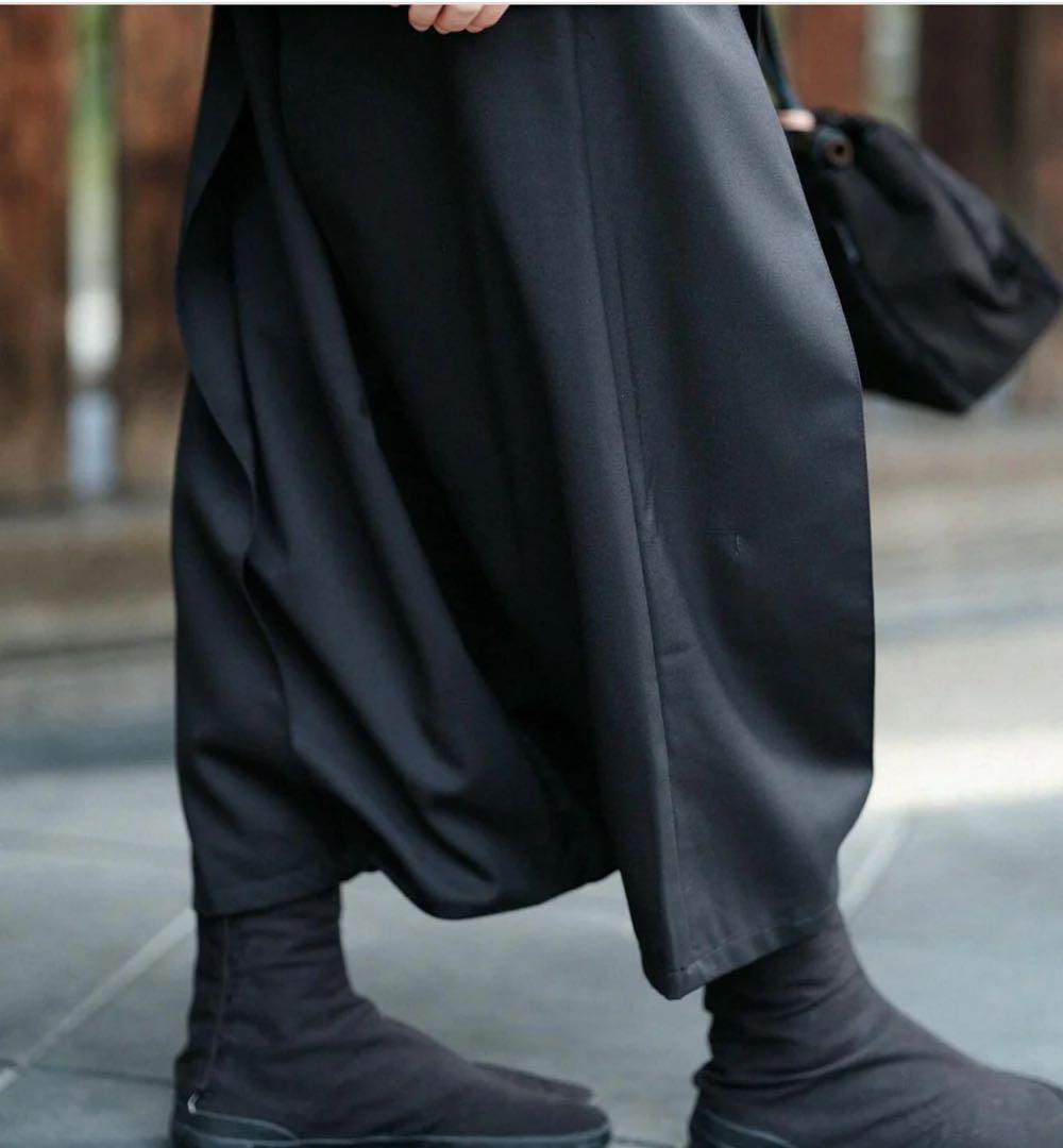 SOU・SOU ソウソウ　42双 梳毛　袴富士／濡羽色　日本製