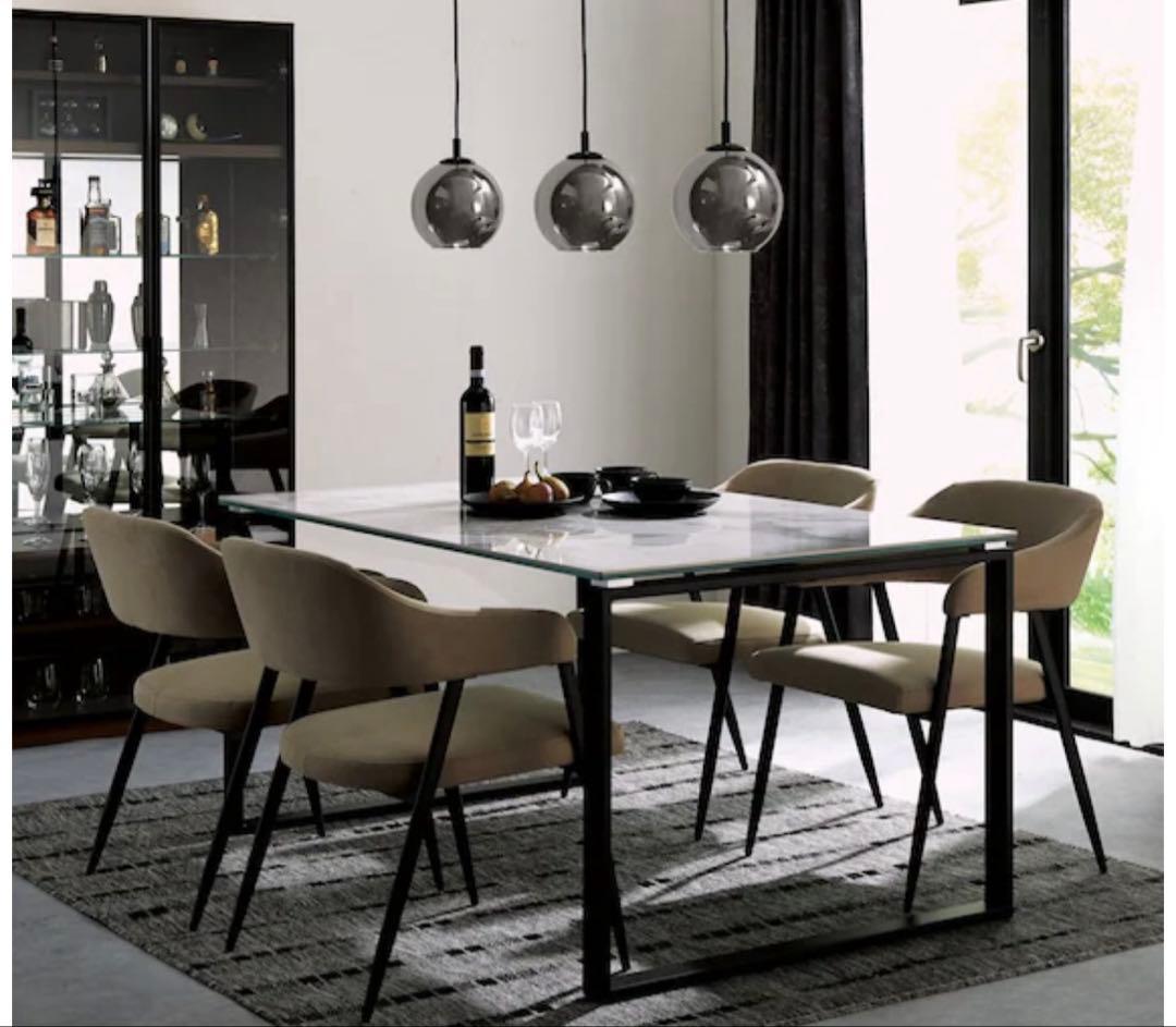 ニトリ セラミックダイニングテーブル 大理石風