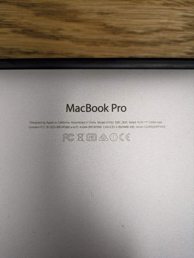 【ジャンク】MacBook Pro 8GB