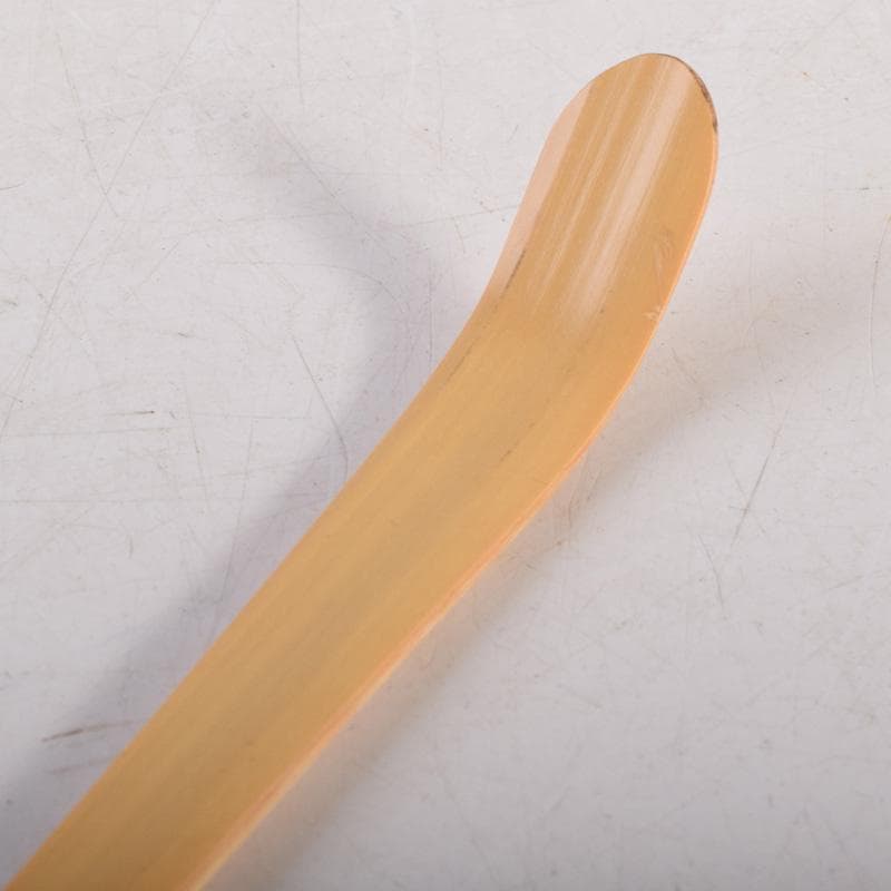 茶道具　宗玄作　茶杓　銘「峯の松」　柴野　松長剛山書付　共筒共箱　V　8303