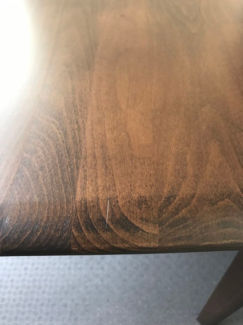 ニトリ Nコレクション ダイニングテーブル T-01 W90ミドルブラウン