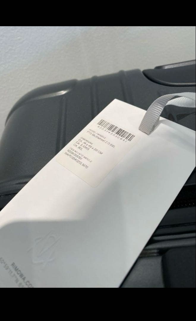 【新品/未使用品】RIMOWA ポルシェ キャリーケース 80L アゲートグレー