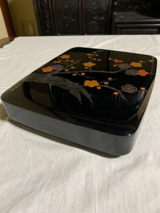 文箱　硯箱　輪島塗り　螺鈿　蒔絵