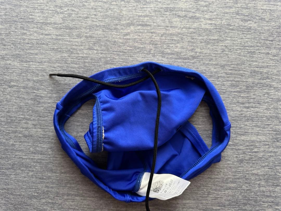 【レア】アシックス 競泳水着 Mサイズ 青　ハイドロCD 競パン　Vパン