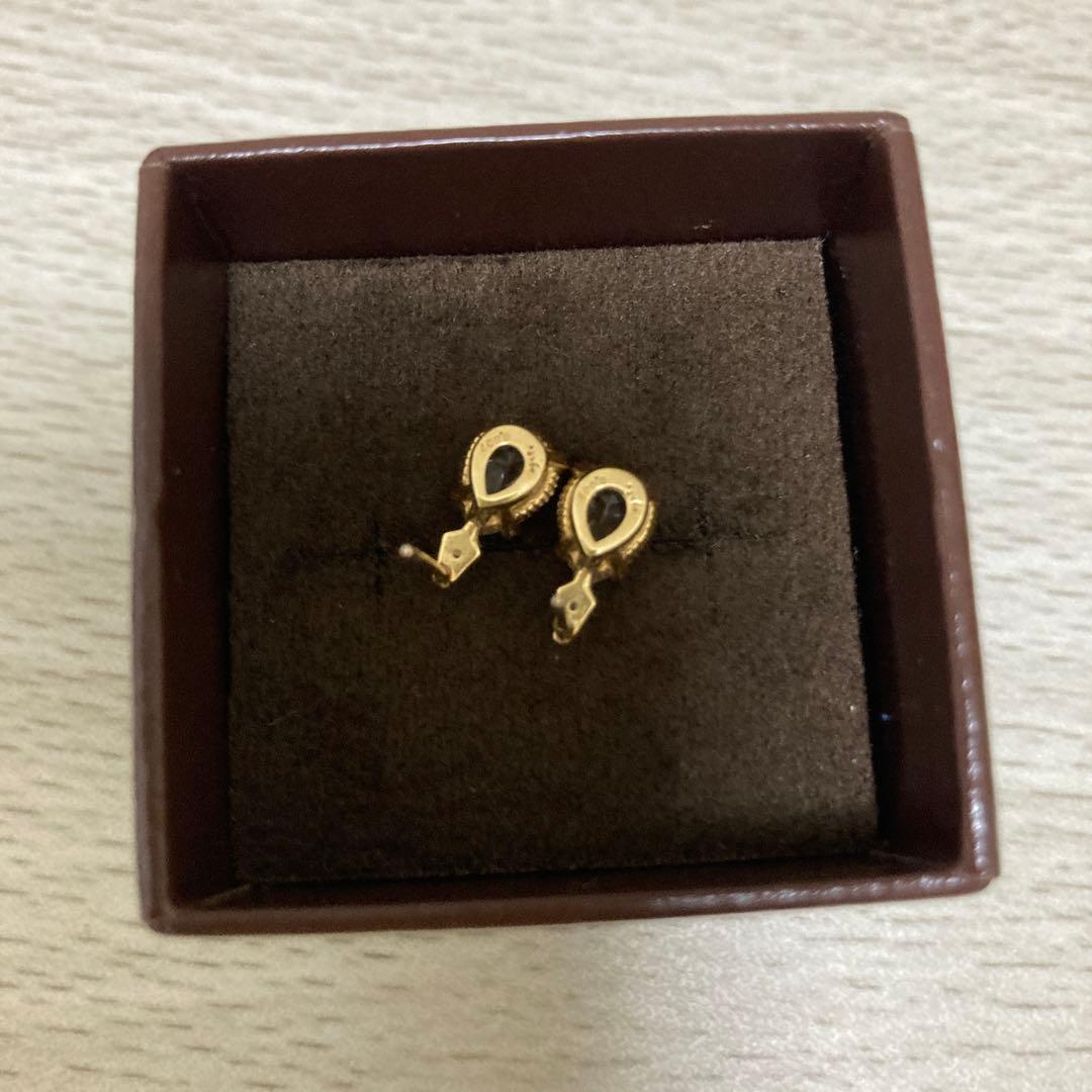 アガット　ダイヤモンド　10K ピアス　（説明文読んでくださいね）