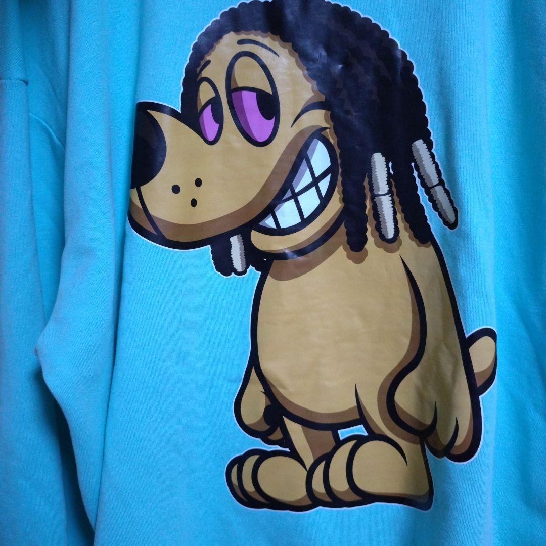 ナスティードッグ ジップアップ パーカー フーディー バックプリント ＸＬ