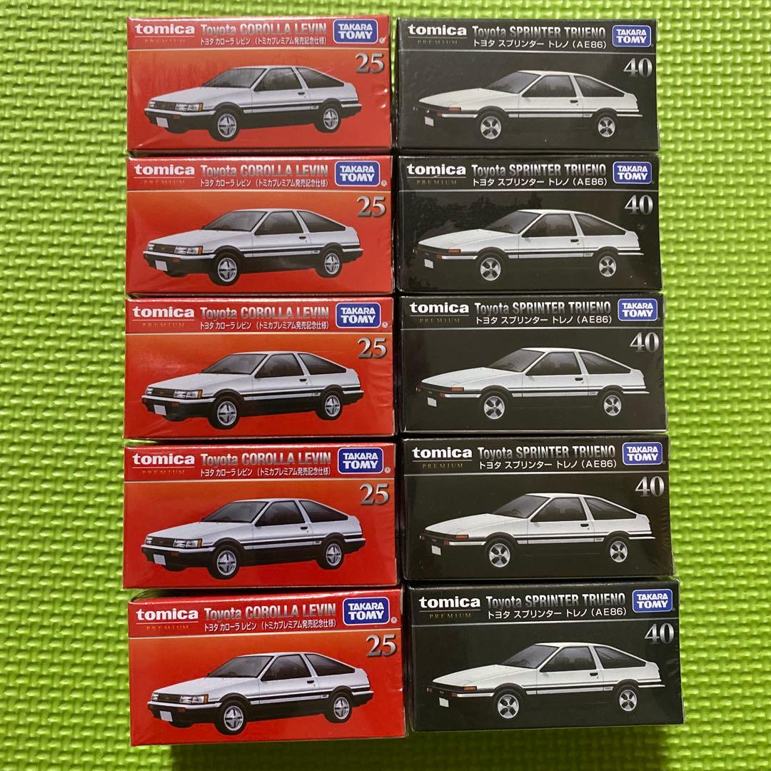 トミカプレミアム　カローラレビン 86 10台セット