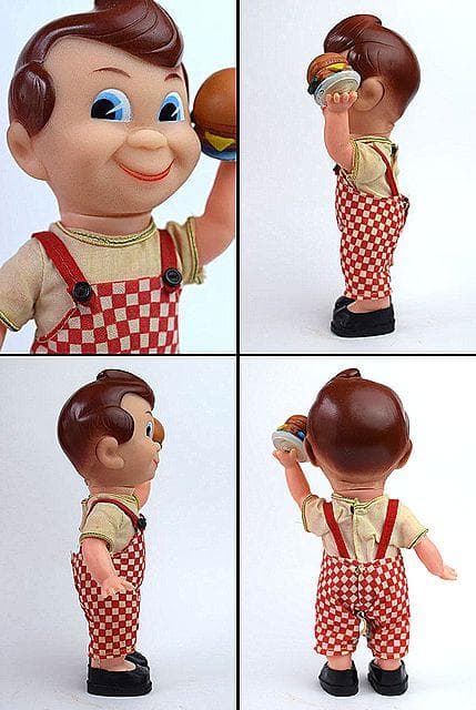 レア！ 70’s BIG BOY ビッグボーイ ビンテージ ソフビ TOY 黒靴