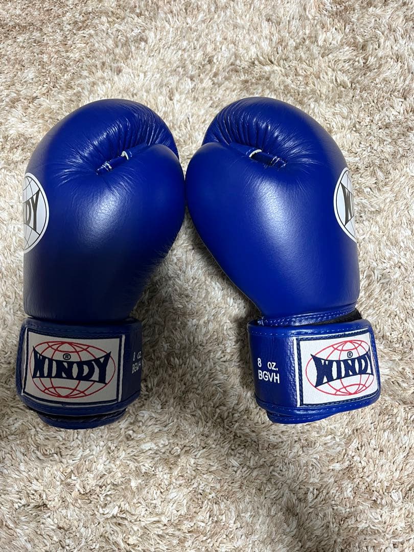 WINDY ボクシンググローブ ブルー8oz