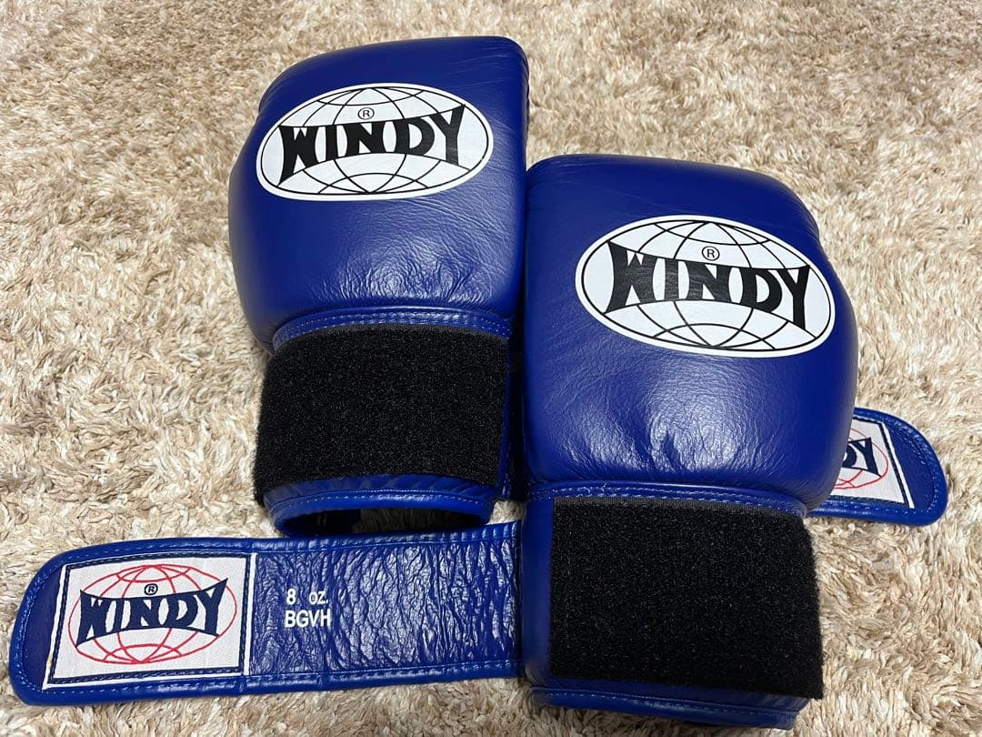 WINDY ボクシンググローブ ブルー8oz