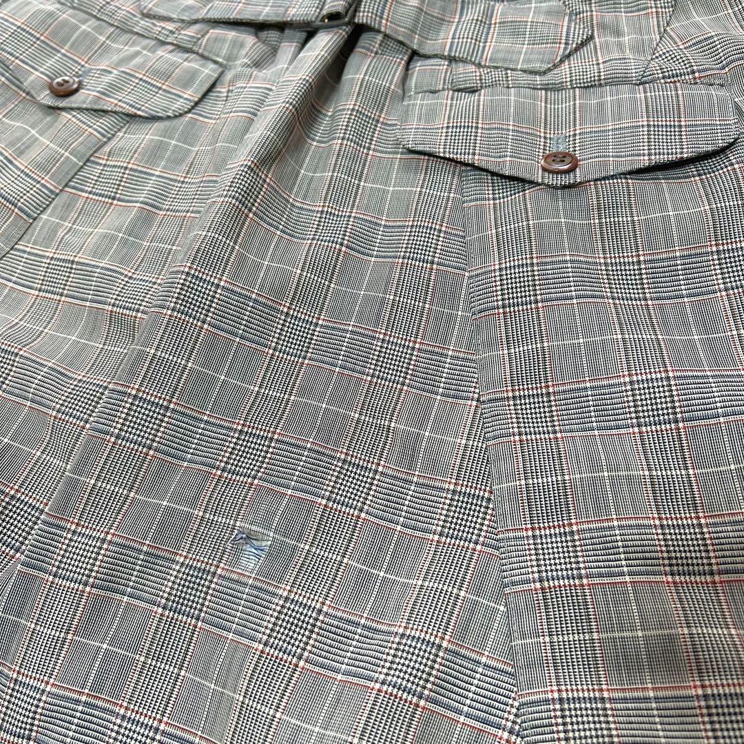 ジュンワタナベ チェック サルエルパンツ XS ブラウン