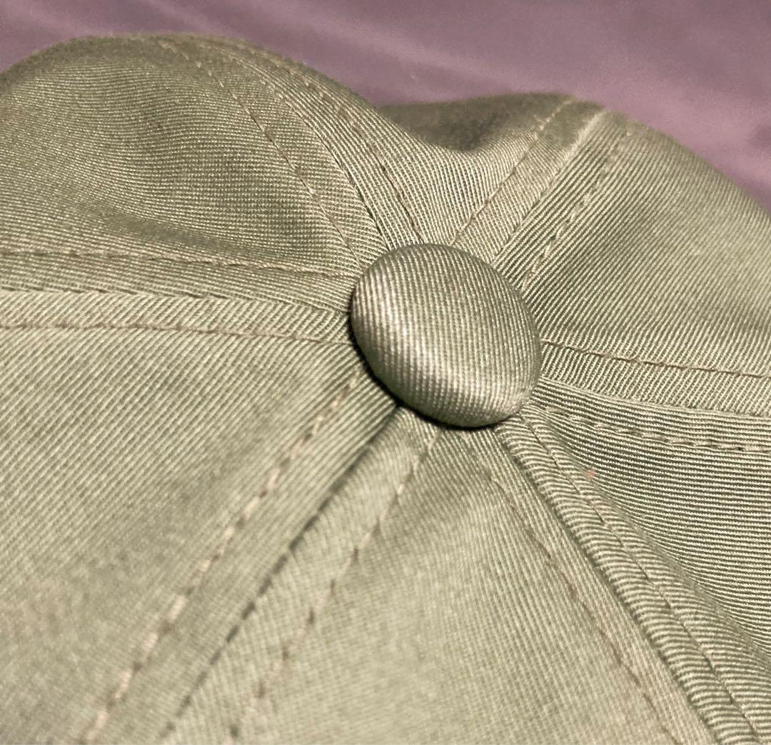 美品 未使用 PAPAS PLUS + パパス プラス刺繍 キャップ カーキ