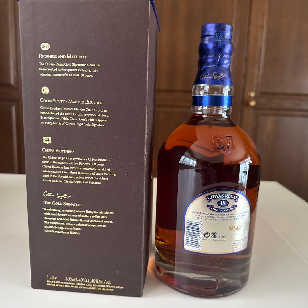 CHIVAS REGAL 18年 ゴールドシグネチャー 1000ml