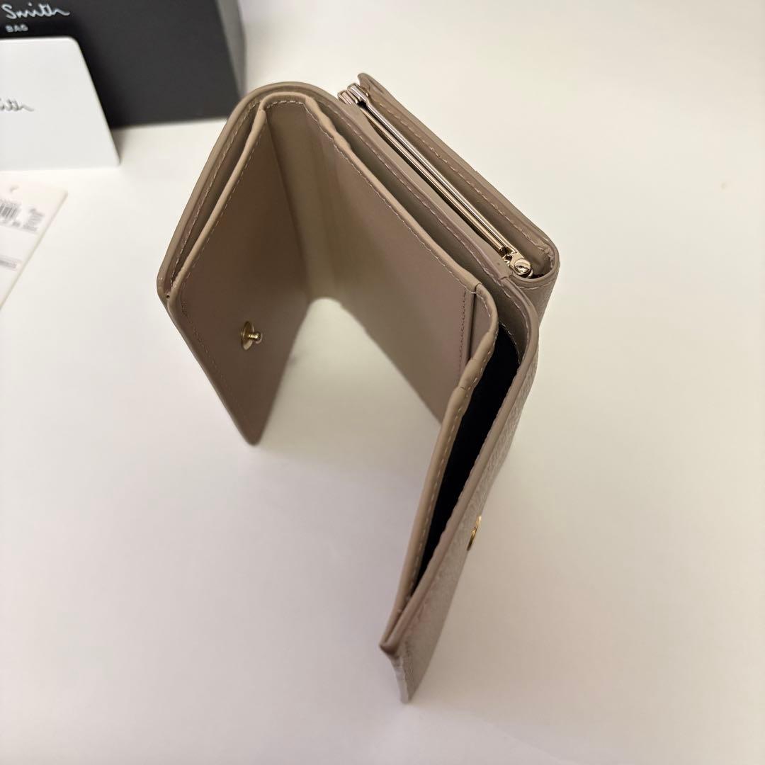 インセットクロスオーバーストライプ 三つ折財布 ポールスミス